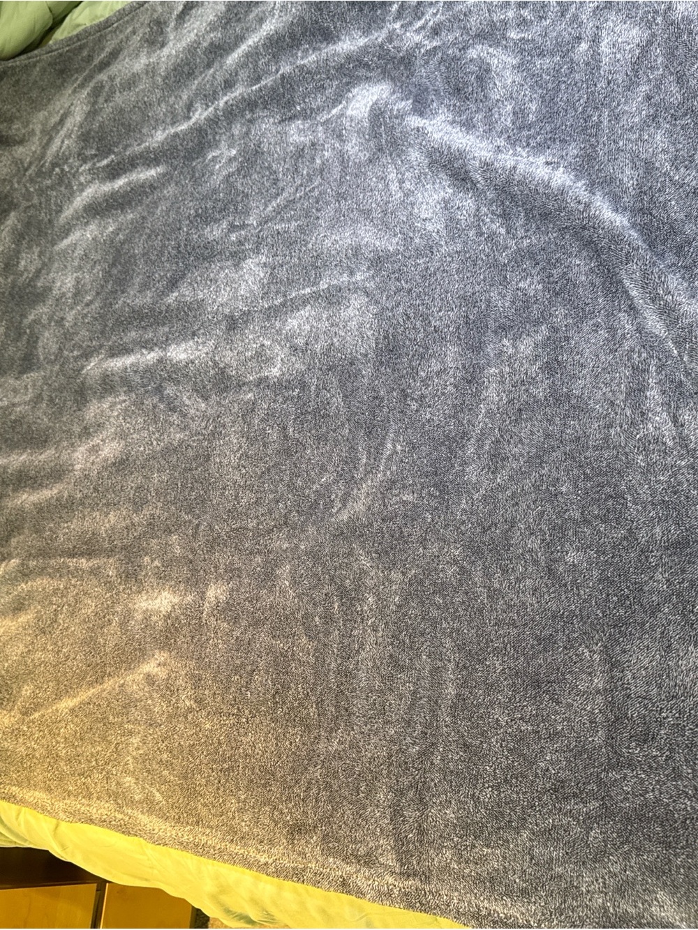 Berkshire Silver Gray Plush Throw Blanket